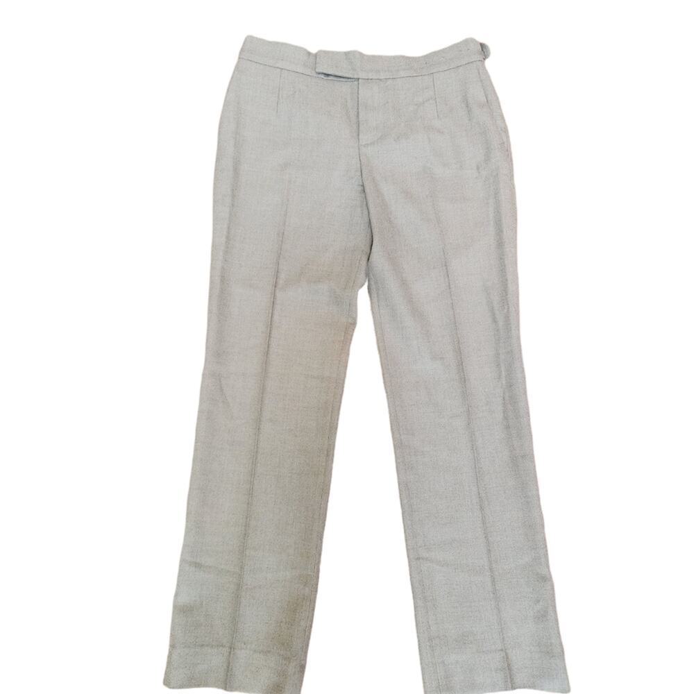 CHLOE DAUPHINE ADJ DRESS PANTS (GRAYISH/GREEN) SIZE T40 - MED